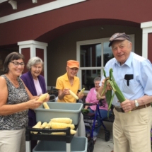 Villas of Lilydale Senior Living-Corn Shucking (1)